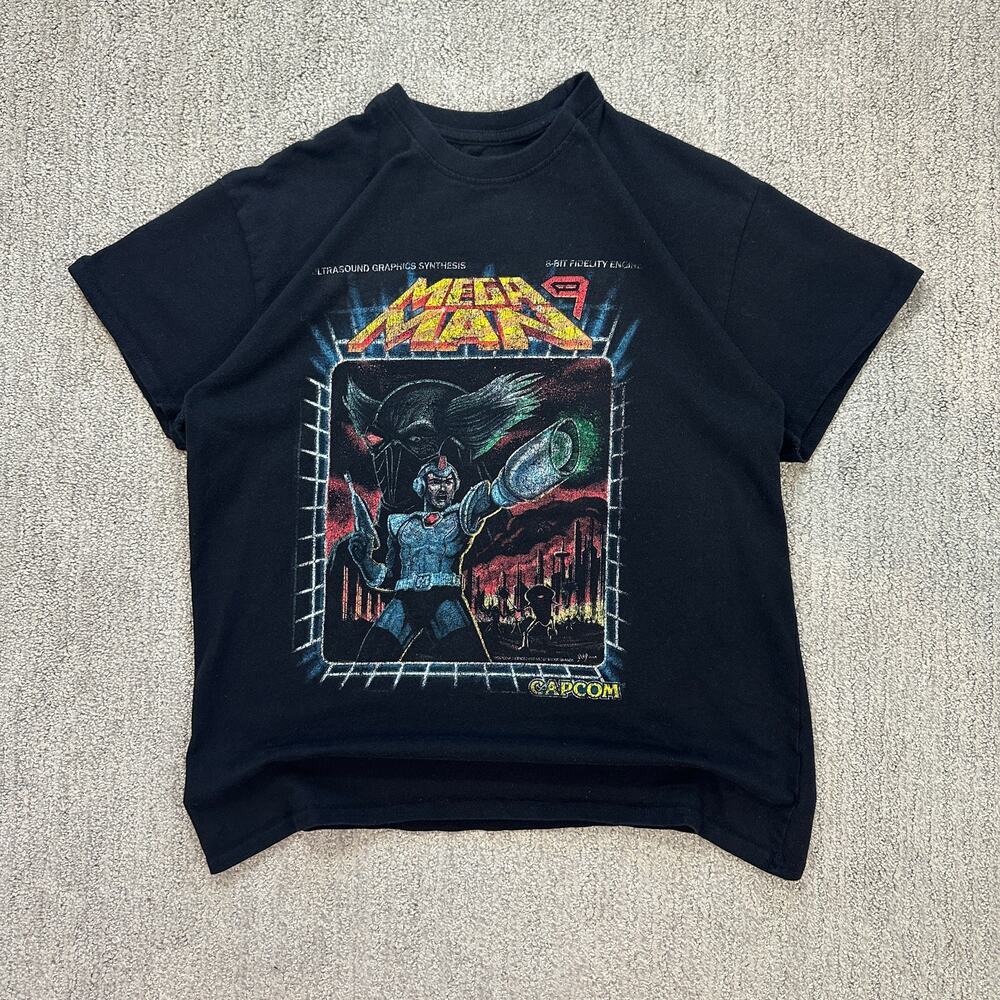 Vintage Y2K Style Mega Man Graphic Tee T-Shirt